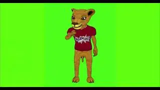 2d TIGER TEGI #1 || GREEN SCREEN || 4k || ANIMATION  || FREE 3D