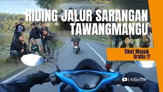 CARA MASUK TELAGA SARANGAN - TAWANGMANGU JALUR GRATIS  | AEROX VARIO SCOPPY BEAT