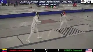 Panam Champs 2024 SME - L8 - Ruben Limardo VEN v Samuel Imrek USA