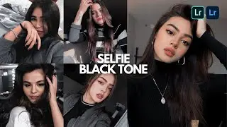 Free Lightroom Mobile Presets Free DNG XMP | Lightroom Editing Tutorial | Selfie Black Tone Preset