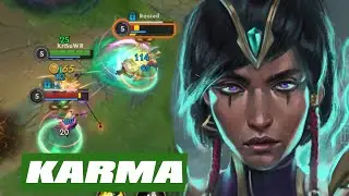 Wild Rift: KARMA GAMEPLAY IN SEASON 14 (BUILD & RUNES) | MVP
