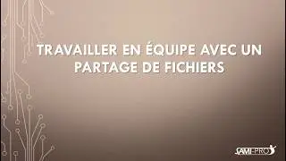 Travailler en équipe avec un partage de fichiers