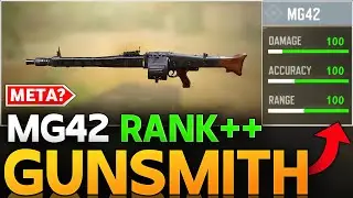 MG42 BEST GUNSMITH WITH HIGH FIRE RATE + ZERO RECOIL | DO YOU THINK NEW MG42 IS META COD MOBILE |