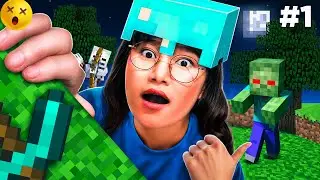 My MINECRAFT FIRST NIGHT | NEW JOURNEY | Minecraft Survival Series Ep. 1
