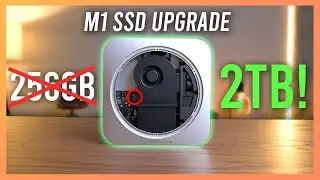 Увеличение памяти SSD на M1 Mac mini с 256Гб до 2Тб!! На русском
