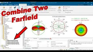 How to Combine TWO Radiation Pattern polar plot in CST