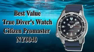 Citizen Promaster NY0040 BEST VALUE True Diver's Watch! Better than Seiko 5 ?!