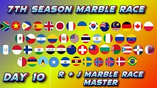 MARBLE RACE DAY 10 GRAND SEASON 7 FINALE in Algodoo / R & J MARBLE RACE MASTER