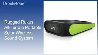 Rugged Rukus All-Terrain Portable Solar Wireless Sound System