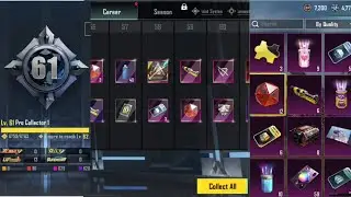 FREE LEVEL REWARDs IN 3.2 UPDATE 61 LEVEL COLLECTION Free Mythic Emblem 3 Upgrade GUN Redem PUBGM