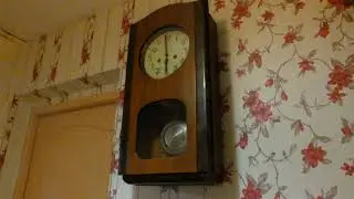 Настенные маятниковые часы с боем ЧМС Орловский СОВНАРХОЗ часовой завод