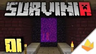 NETHER TUNNELS | Survinia II BUILD | [Episode 1]