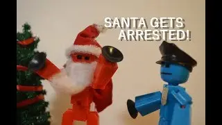 Santa gets Arrested! 🎅🏻 | #Stikbot | Christmas Special!