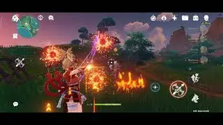 POCO x3 Pro, Genshin Impact, Yoimiya is OP😱🤔, Highest Graphics and 60fps with screen recorder