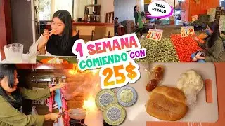 🌮1 WEEK EATING ON 25 PESOS💰 In difficult times😭! Do they give us free food? | CONNY MERLIN