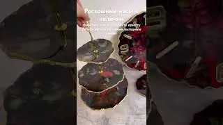 Часы эпоксидной смолой с сухоцветами для богатого интерьера #shorts