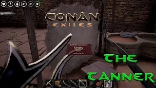 Conan Exiles - How to tan hide into leather and get tar