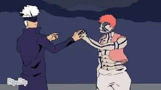 Gojo vs Akaza ( if Akaza was a plague )