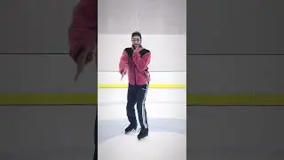 Get down but make it icy ⛸️❤️