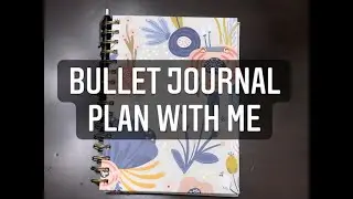 BULLET JOURNAL PLAN WITH ME || DIY Planner in a Dot-Grid Notebook