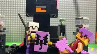 The End Arena Lego Minecraft (Stop-Motion)