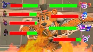 [SFM FNaF] Slasher vs Sister Location WITH Healthbars