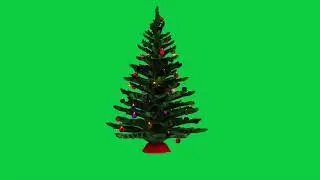 FREE HD Green Screen - 3D CHRISTMAS TREE  - Christmas 2020 - Editor Effects