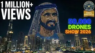 The 50,000 Drone Show That Took Over Dubai! (Futuristic Vision)