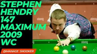 Stephen Hendry's 9th Career 147 |vs Shaun Murphy| 2009 World Championship