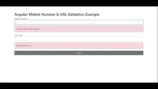 Angular  Reactive Form Validation