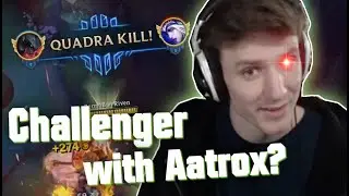 Funshinshin: Come look at this (GRAND)MASTER AATROX Player! | Riven Mains crying again...