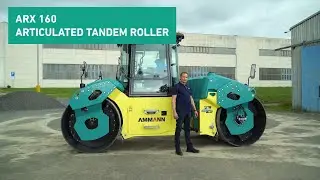Ammann ARX 160 - Articulated Tandem Roller - product walkaround