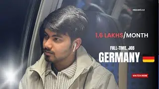 Full Time Job In Germany | Life Of Employed Person In Germany