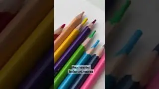Снятие тревожности с помощью рисования 🎨Арт терапия ❤️Рисунок карандашами 🪄цветные карандаши ✏️