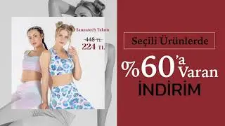 Seçili Ürünlerde %60'a Varan İndirim