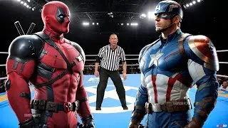 DEADPOOL VS CAPTAIN AMERICA - EPIC BATTLE