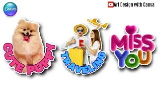 Sticker Effect Canva Tutorial Photo Manipulation