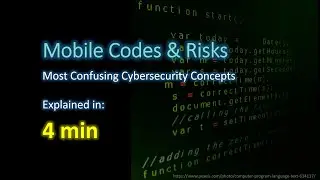 Mobile Codes and Risks #cybersecurity #cism #cissp