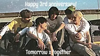 HAPPY 3RD ANNIVERSARY @TXT_bighit 🎊🎉