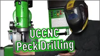 UCCNC Peck Drilling! G73 Drilling Cycle on DIY CNC Mill!