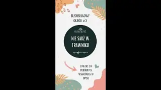 Sadzenie roślin w trawniku