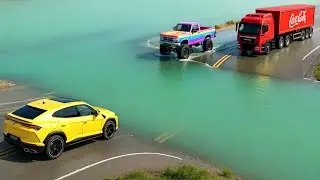 Cars vs Deep Water Challenge #12 ▶️ BeamNG Drive