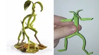 ORIGAMI BOWTRUCKLE - FANTASTIC BEASTS AND WHERE TO FIND THEM (Ladislav Kaňka)