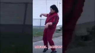 Miguel Jackson dancing thriller 😂 🇲🇽 #michaeljackson #thriller #beatit