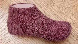NEW 2022: Cool seamless knitted slippers // iki patik modeller