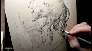 EPIC Time-lapse: Turn Off Your Brain and Watch Me Draw