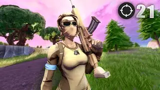Fortnite - 21 Kill Solo Win! PC Gameplay