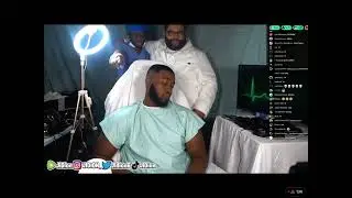 JiDion light skin stare after fresh hair transplant on live ￼#jidionpremium