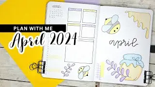 PLAN WITH ME || April 2024 Bullet Journal Setup