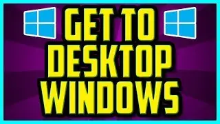 Windows 10 Show Desktop Keyboard Shortcut (EASY) - Windows 10 How To Get To Desktop